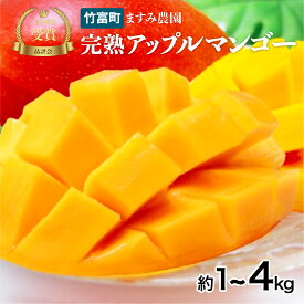 【ふるさと納税】【内容量が選べる】2026年 先行予約 アップルマンゴー 約1〜4kg 2～12玉 完熟 マンゴー ますみ農園 果物 フルーツ