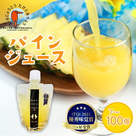 【ふるさと納税】＜内容量が選べる！＞パイン ジュース ITQI2021 三ツ星受賞 7個〜100個 【 果汁飲料 ジュース フルーツ パイン ジュース パインジュース 】