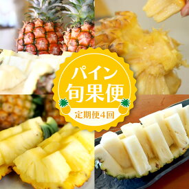 【ふるさと納税】定期便 4回 2026年 先行予約 パイナップル 旬果便 農園ファイミール パイン 4種 果物 フルーツ【定期便・ 果物詰合せ フルーツ 旬 ピーチパイン スナックパイン ハワイパイン サンドルチェ 甘さ 】 お届け：2026年4月下旬～7月下旬