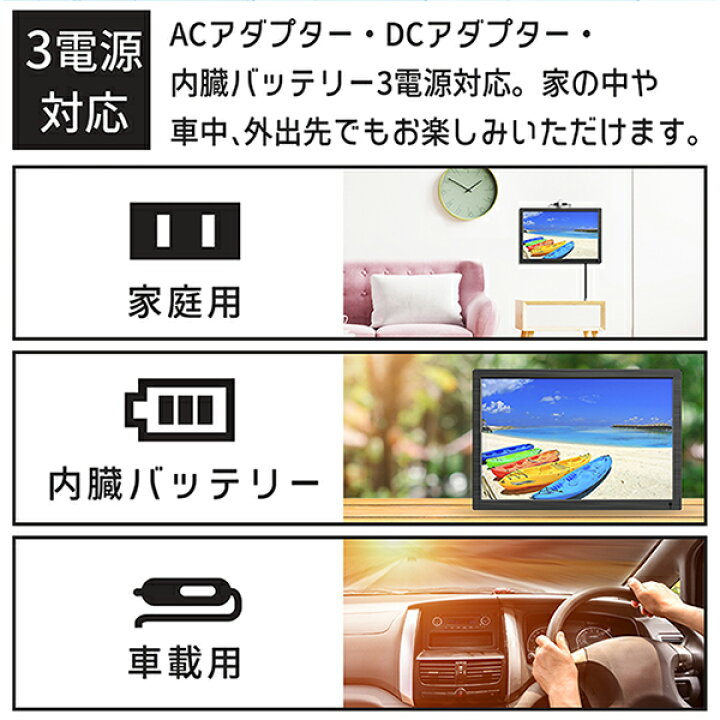 市場 ポータブルテレビ ワンセグテレビ フルセグテレビ Tv ポータブル テレビ 壁掛け 地上デジタル 19インチ 地デジ 19型 車載可能 モニター フルセグ 市場 ポータブルテレビ ワンセグテレビ フルセグテレビ Tv ポータブル テレビ 壁掛け 地上デジタル 19インチ 地デジ 19型 車載可能 モニター フルセグ