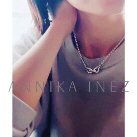 ★人気モデル★【ANNIKA INEZ/アニカイネス】Ample Clasp Necklace, Large in Silver