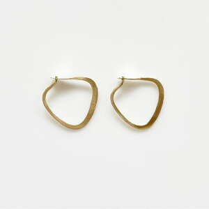 ēׁyMELISSA JOY MANNING/bTWC}jOz14 karat yellow gold extra small triangle hoop
