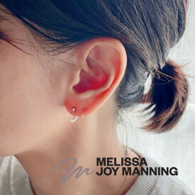 ★限定モデル★【MELISSA JOY MANNING/メリッサジョイマニング】Limited Edition sterling silver Chinese fresh water pearl "hug" earring