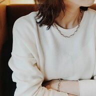 ★ご予約再受付中★【PHILIPPE AUDIBERT/フィリップオーディベール】Elton necklace S, brass silver col…