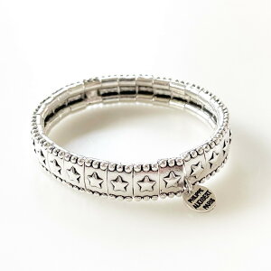 ׁyPHILIPPE AUDIBERT/tBbvI[fBx[zMayana star bracelet pewter silver plated,