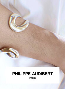 yPHILIPPE AUDIBERT/tBbvI[fBx[zLuna bracelet brass silver plated,