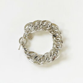 ★初入荷★【PHILIPPE AUDIBERT/フィリップオーディベール】 chain bracelet, brass silver plated,（FORCAT)