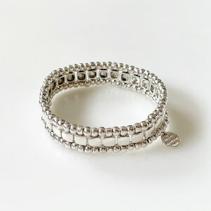 ēׁyPHILIPPE AUDIBERT/tBbvI[fBx[zBox bracelet, pewter silver plated,plated,