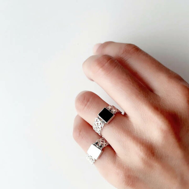 楽天市場】☆再入荷☆【Saskia Diez/サスキアディツ】GLITZ RING 925 