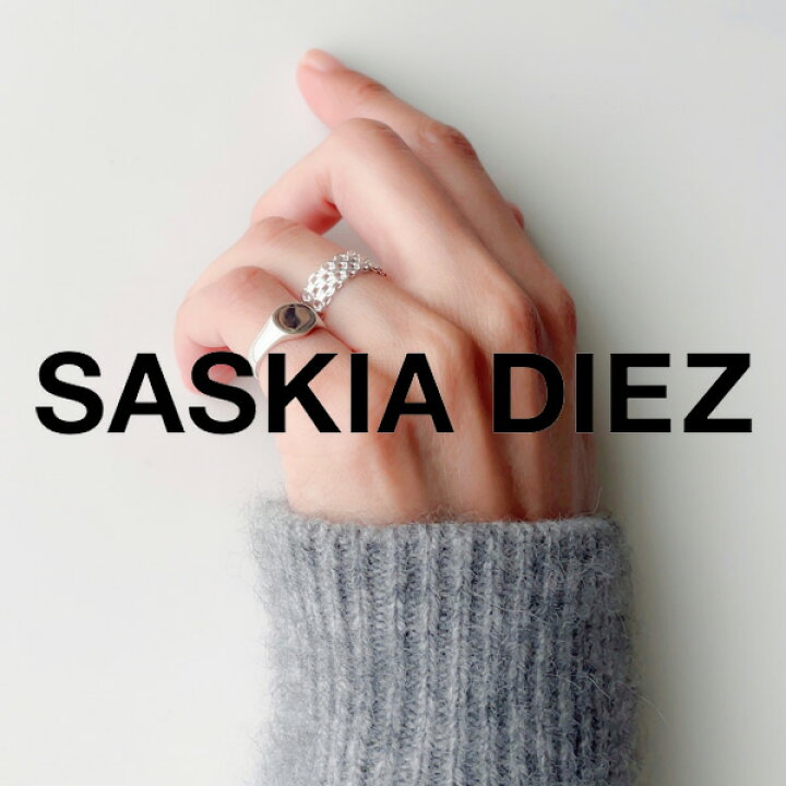 楽天市場】☆再入荷☆【Saskia Diez/サスキアディツ】GLITZ RING 925 