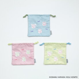 送料込：OSAMU GOODS POP 巾着　 OSAMU　オサムグッズ 大人 ポーチ キャラクター レディース 小物入れ 化粧ポーチ コスメポーチ かわいい キャラクターグッズ マルチポーチ 旅行
