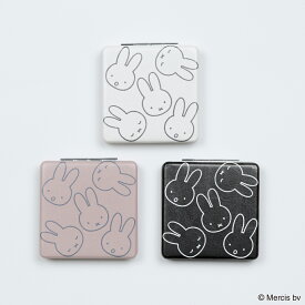 送料込：MIFFY LARGE MOTIFコンパクトミラー　MIFFY ミッフィー キャラクター レディース 小物入れ 化粧ポーチ コスメポーチ バッグ かわいい キャラクター グッズ