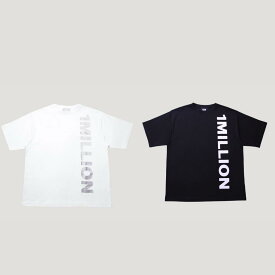 送料込：1MILLION UNISEX T-Shirt Big Logo 1MILIION 1M　Tシャツ