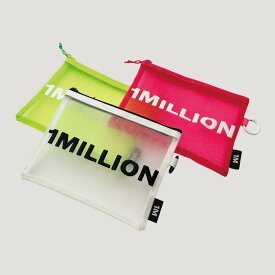 送料込：1M Flat Mesh Pouch 1MILIION 1M 小物入れ ポーチ マルチポーチ