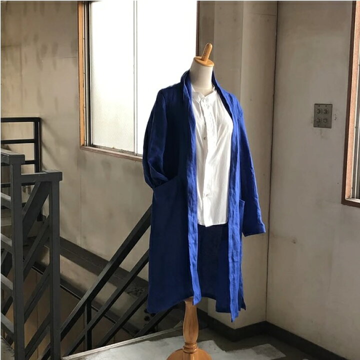 楽天市場】リネンコート 1枚仕立ての軽いスプリングコート 