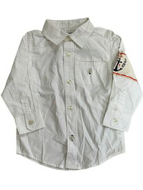 ベビー服　ベビーギャップ・baby　GAP　キッズ・ベビー　長袖白シャツ　☆サイズ　2T（歳）☆　KNG-078