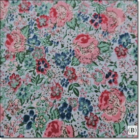 ＜広幅コットン＞シャーティングコットンLittle Rose＆Flower*リバティ風＊3色(P6-1053)