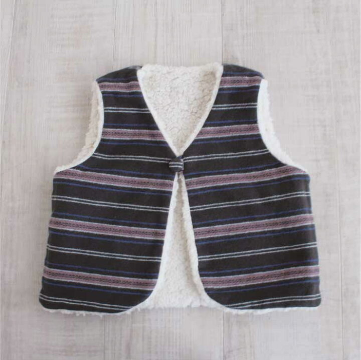 楽天市場 型紙 子供 ファー ボアのベスト 70 130サイズ 女児 女の子用 型紙と作り方 Tsukuro ツクロ Fabric Bird