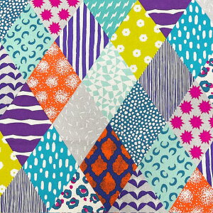 �y�Ȗ��L�����o�X�z��10cm�P�ʑ����ăJ�b�g��echino�@�Ђ��`�p�b�`���[�N�@Rhombus�@2025�@�S4�F