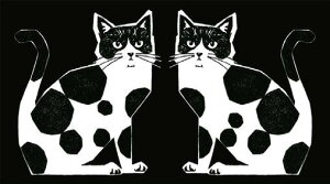 �y�Ȗ��L�����o�X�z����62cm�p�l���P�ʑ����ăJ�b�g��echino�@TWOCAT�@2�C�̑傫�ȔL���@NekoNoe�@2026�@�S4�F