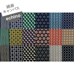 �y�|�C���g2�{�z�y�Ȗ��L�����o�X�z��40cm�n�M����echino�@repe�@2026�@�S3�F�w�c��40cm×����110cm�x