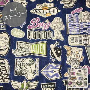 【11号ハンプ】★10cm単位続けてカット★トイストーリー 英字ステッカー風柄 2020 【トイ・ストーリー Disney ディズニー ピクサー Pixar 2020】