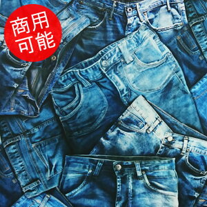 デニム プリント 生地の通販 価格比較 価格 Com