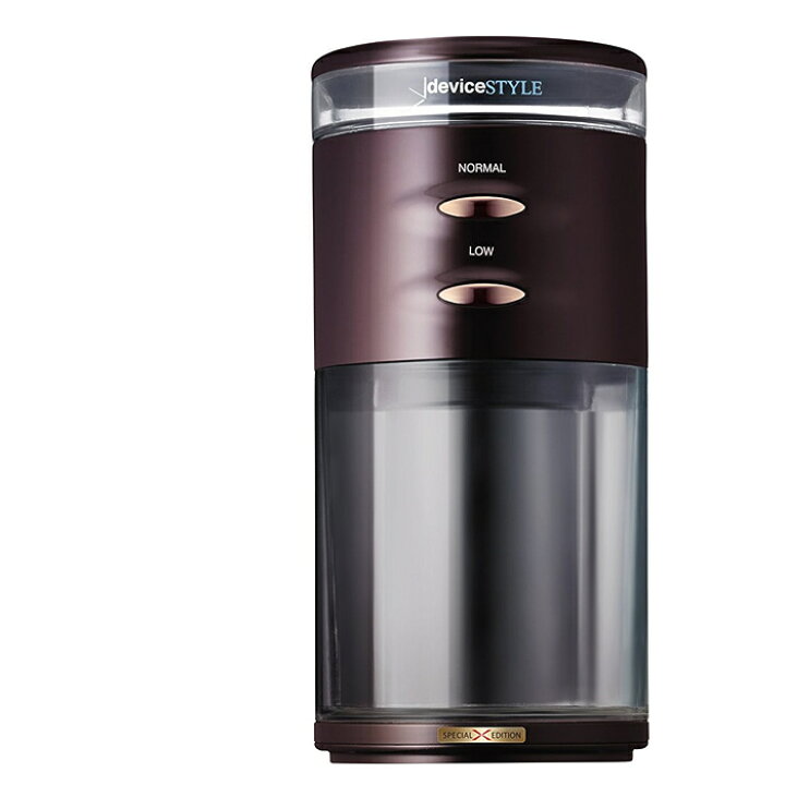 楽天市場】デバイスタイル 電動コーヒーミル ブラウンdeviceSTYLE  