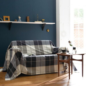 【Fab the Home】アクロス マルチカバー 210×210cm ソファカバー ベッドカバー等多用途に使えます