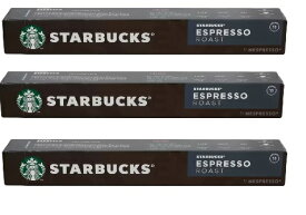 【在庫限り】【COSTCO】コストコ 【StarBucks】 スターバックス　ネスプレッソ互換カプセル エスプレッソロースト （10個入り×3箱）【送料無料】