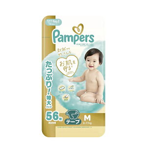 �yPampers�z�p���p�[�X ���ւ̂����΂� �e�[�v M (6~11kg) 56�� x 3�y���������z