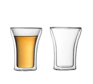 �y�݌Ɍ���z�yCOSTCO�z�R�X�g�R�@�yBodum�z�_�u���E�H�[�� �O���X �A�b�T�� 0.25L 2�Z�b�g�y���������z