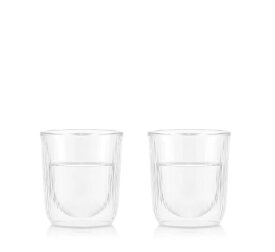 【在庫限り】【COSTCO】コストコ　【Bodum】ボダム ドゥーロ ダブル ウォール サケ グラス 2個 セット 0.145L【送料無料】