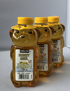 【在庫限り】【COSTCO】コストコ【KIRKLAND】(カークランド)100%カナディアンハニー(蜂蜜・はちみつ・ハチミツ)750g カナダ産ハニー (3本セット)【送料無料】