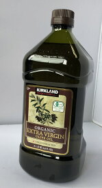 【在庫限り】【COSTCO】コストコ【KIRKLAND】（カークランド）オーガニックエクストラバージンオリーブオイル　　 　　2L（1832g）【送料無料】