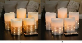 【在庫限り】【COSTCO】コストコ （fusion)LEDキャンドル 5個セット【送料無料】※ギフトラッピング不可