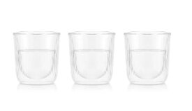 【在庫限り】【COSTCO】コストコ　【Bodum】ボダム ドゥーロ ダブル ウォール オチョコ グラス 3個 セット 0.06L【送料無料】