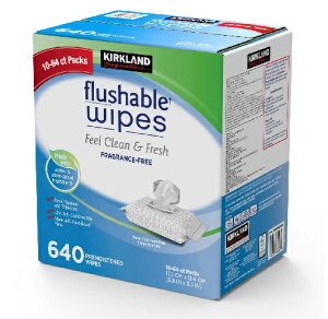 yCOSTCOzRXgR@KIRKLAND Moist Flushable Wipes J[Nh EFbgeBbV 64×10pbN y K@ Costco RXgR J[Nh z yz