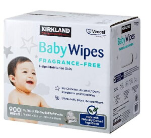 KIRKLAND BABY WIPES カークランド ベビーワイプ 100枚×9個 【 赤ちゃん お尻拭き Costco コストコ カークランド 新生児 】 【送料無料】