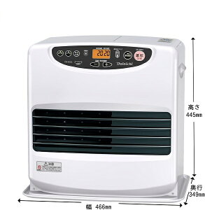 【COSTCO】コストコ【Dainichi】ダイニチ 石油ファンヒーター (木造15畳まで/コンクリート20畳まで) Lタイプ ム−ンホワイト FW-5625L-W【送料無料!】