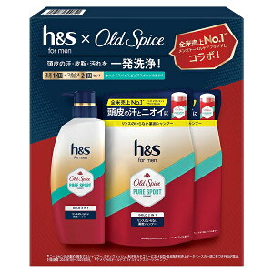 (H&S for men) �S�[���h 2in1 �V�����v�[ �I�[���h�X�p�C�X �s���A�X�|�[�c�̍��� �{��1�� + �l��2�y���������z