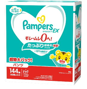 �yPampers�z�p���p�[�X�@���炳��P�AEX�p���c XL�T�C�Y (12-22kg) 144�� (48��x3�p�b�N)�y���������z