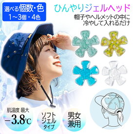 ひんやりジェルヘッド 帽子用保冷剤 頭 冷やす 暑さ対策 グッズ 冷却グッズ 熱中症予防 アウトドア ランニング 涼しい ジェル ヘッドクール ヘルメット 帽子 キャップ 冷却パッド 【▲】【IFD】/ひんやりジェルヘッド