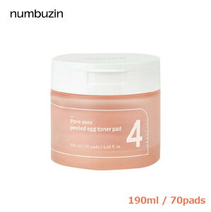 [�i���o�[�Y�E�C�� / numbuzin] 4�� �ь��[�� �� �g�i�[�p�b�h 190ml / 70pads, ���C�N�̂��₷���p�b�h