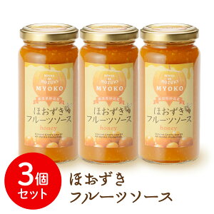 【送料無料】新潟 妙高 フルーツほおずき アサップ【ほおずきフルーツソース(honey)3本セット】新潟県妙高市 スーパーフード 食用ほおずき 果実 はちみつ