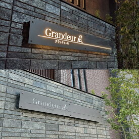 イエロゴ 丸三タカギ 表札 おしゃれ ステンレス アルミ 外構 エクステリア モダン 高級感 スタイリッシュ 照明 イエロゴ 丸三タカギ 【ストレートサイン】