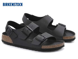 ビルケンシュトック ミラノ BIRKENSTOCK MILANO ビルコフロー メンズ レディース レギュラー ナロー ブラック サンダル