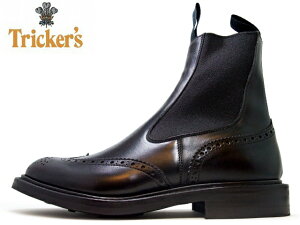 gbJ[Y TChSA Tricker's Tricker's / gbJ[Y SIDE GORE BOOTS / TChSAu[c m2754 BLACK BOX CALF / ubN{bNXJ[t DAINITE SOLE / _CiCg\[ EBO`bv