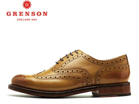グレンソン 靴 GRENSON STANLEY スタンレー ウィングチップ 110002 TANメンズ ビジネス