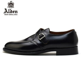 オールデン モンクストラップ ALDEN 955 MONK STRAP OXFORD ブラック MADE IN USA アメリカ製 メンズ ビジネス ドレス